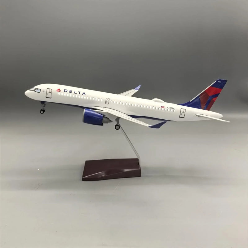 Delta Air Lines Airbus A220-300 1:100 – 38.7 cm / 15.2 in – LED Lights - Image 2