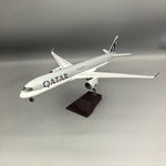 Qatar Airways Airbus A350-1000 Airplane Model — 1:157 Scale | 47cm / 18.5" - Thumbnail 7