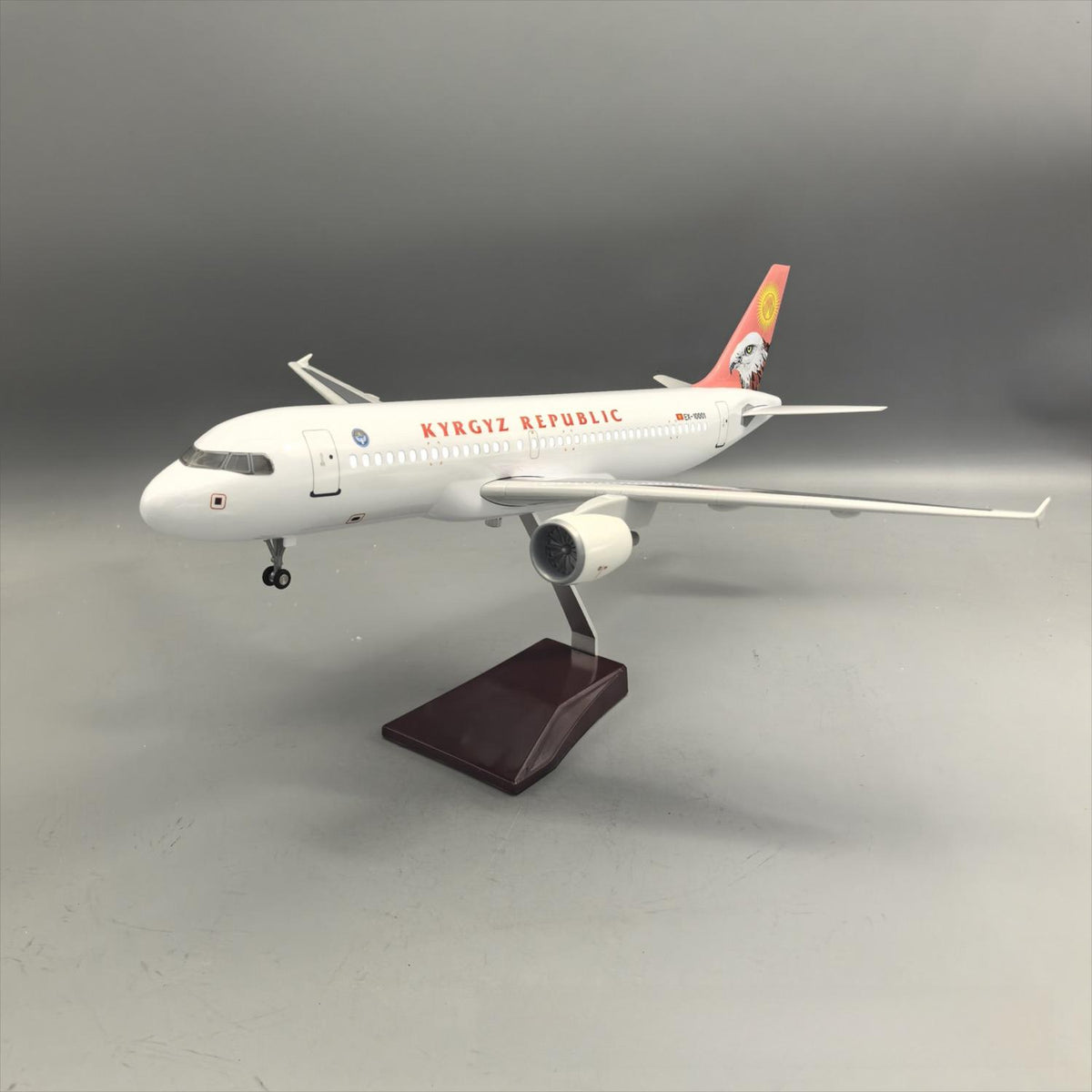 Kyrgyzstan Government Airbus A320 Special Plane Model — 1:80 Scale | 47cm / 18.5"