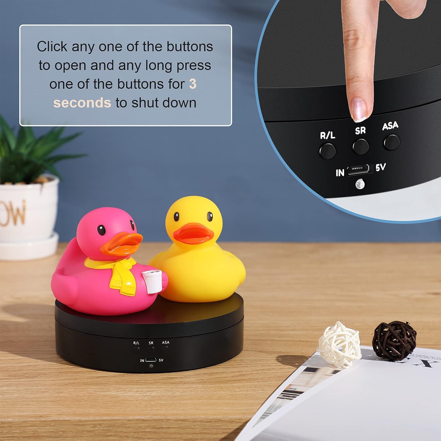 Motorized Rotating Display Stand - 13.8cm  - 3KG