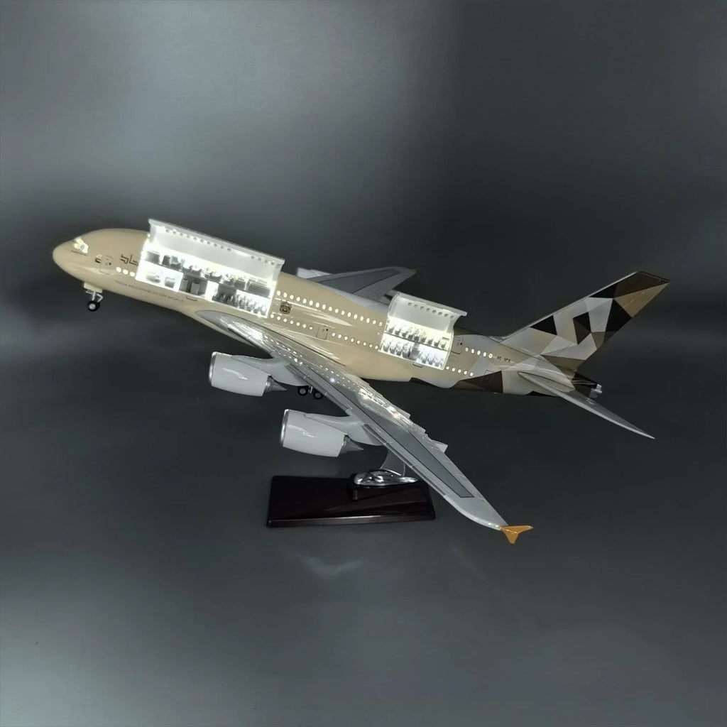 Etihad Airways Airbus A380 1:160 – 45.5 cm / 17.9 in – Opening Cabin Interior