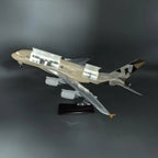 طائرة الاتحاد للطيران إيرباص A380 بمقياس 1:160 – 45.5 سم / 17.9 بوصة – مع إمكانية فتح مقصورة الركاب
