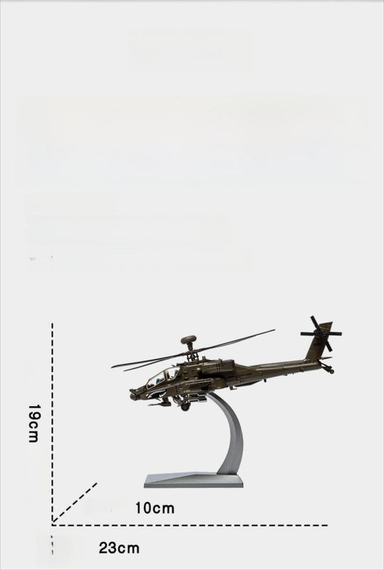 AH-64 Apache Attack Helicopter 1:72 – Die-Cast Alloy Precision – 9.1 in - Image 7
