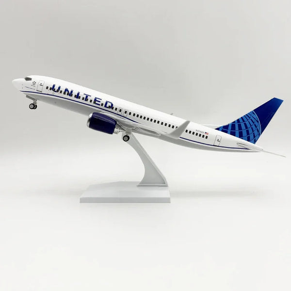 B737 United Airlines – Scale 1:130 – 30 cm (11.8 in) – Resin – Modern Livery