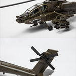 AH-64 Apache Attack Helicopter 1:72 – Die-Cast Alloy Precision – 9.1 in - Thumbnail 6