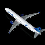 United Airlines A321neo "100 Years" N44550 – Scale 1:200 Diecast Model – SQ wings L2346/L2346FD - Thumbnail 2