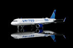 United Airlines A321neo "100 Years" N44550 – Scale 1:200 Diecast Model – SQ wings L2346/L2346FD
