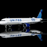 United Airlines A321neo "100 Years" N44550 – Scale 1:200 Diecast Model – SQ wings L2346/L2346FD - Thumbnail 6