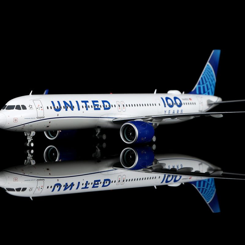 United Airlines A321neo "100 Years" N44550 – Scale 1:200 Diecast Model – SQ wings L2346/L2346FD - Image 6