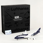 Lufthansa B747-8 "100th Anniversary" D-ABYN – Scale 1:200 Diecast Model – SQ wings L2355/L2355FD PRE ORDER - Thumbnail 12