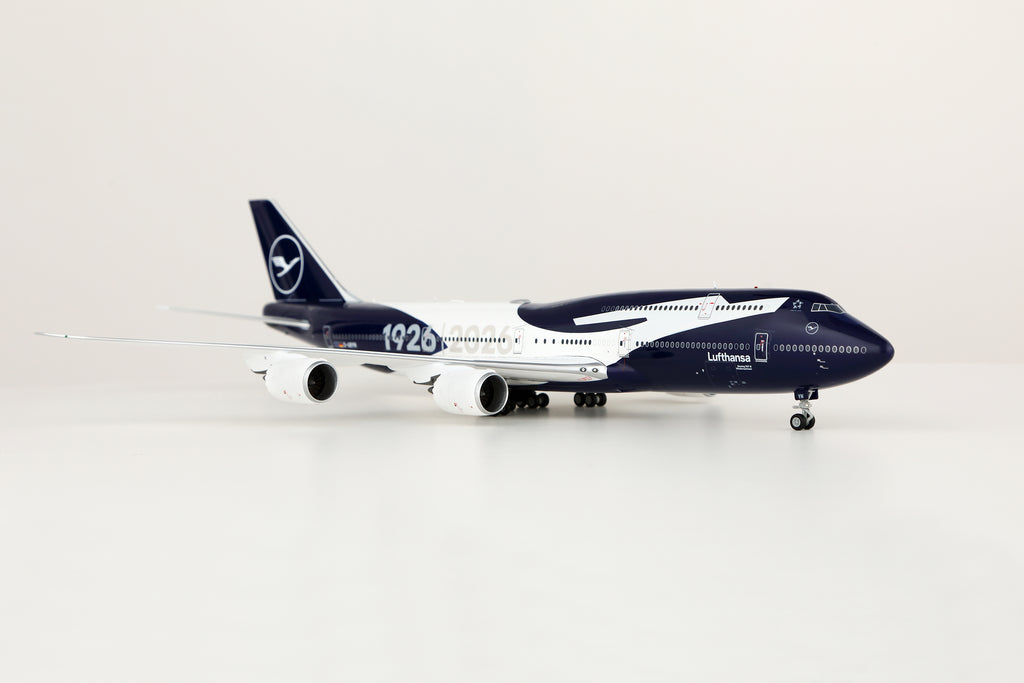 Lufthansa B747-8 "100th Anniversary" D-ABYN – Scale 1:200 Diecast Model – SQ wings L2355/L2355FD