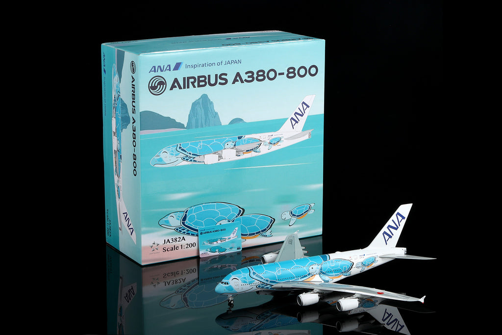 All Nippon Airways A380 "Flying Honu Kai" JA382A – Scale 1:200 Diecast Model – SQ wings L2265/L2265FD
