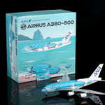 All Nippon Airways A380 "Flying Honu Kai" JA382A – Scale 1:200 Diecast Model – SQ wings L2265/L2265FD - Thumbnail 12