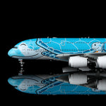 All Nippon Airways A380 "Flying Honu Kai" JA382A – Scale 1:200 Diecast Model – SQ wings L2265/L2265FD - Thumbnail 7