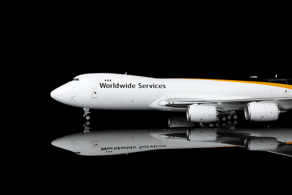 UPS B747-8F N605UP – Scale 1:200 Diecast Model – SQ wings L2187C