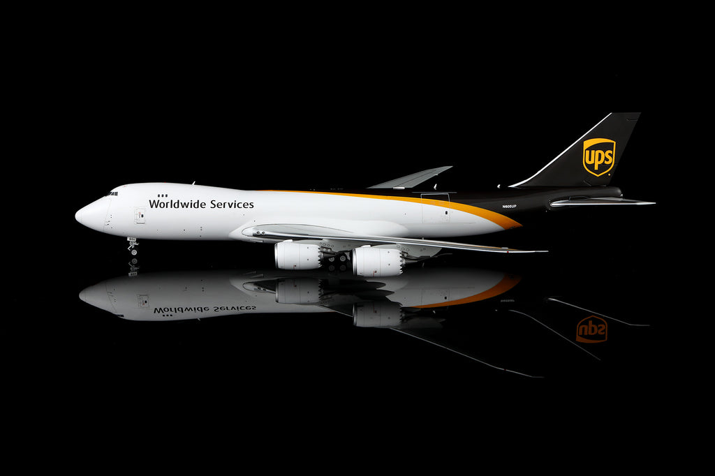 UPS B747-8F N605UP – Scale 1:200 Diecast Model – SQ wings L2187C