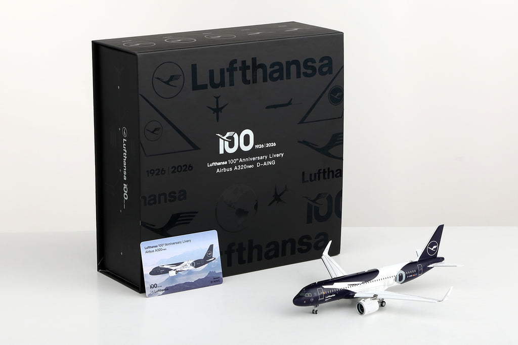 Lufthansa A320neo "100th Anniversary" D-AING – Scale 1:200 Diecast Model – SQ wings L2345/L2345FD