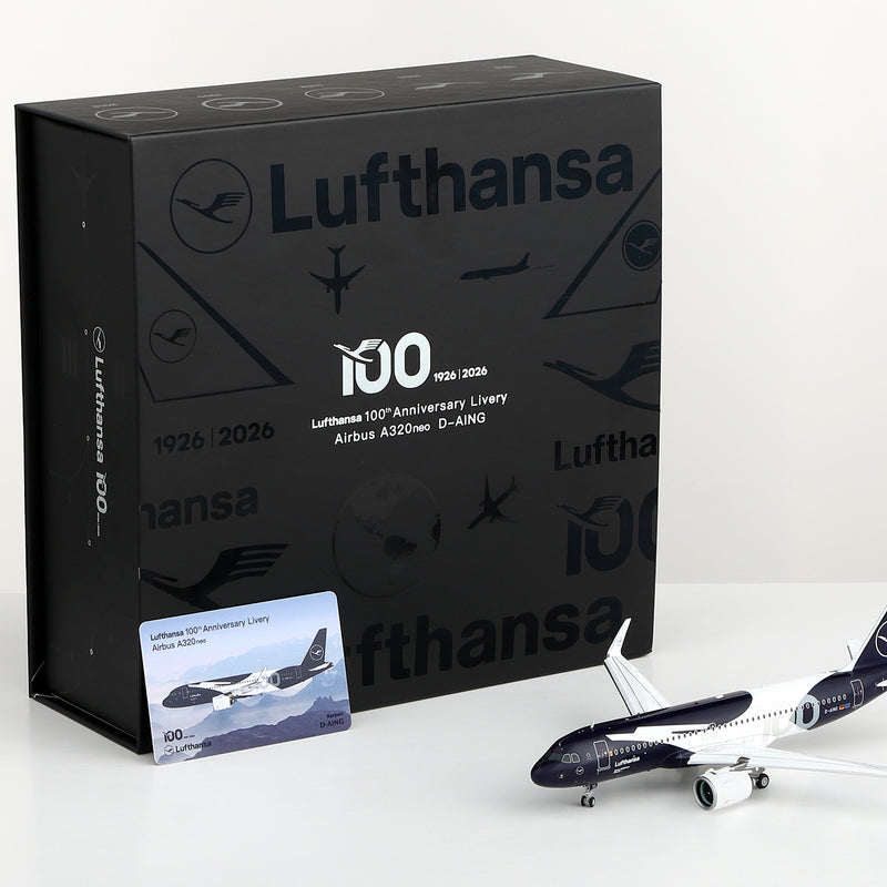 Lufthansa A320neo "100th Anniversary" D-AING – Scale 1:200 Diecast Model – SQ wings L2345/L2345FD - Image 12