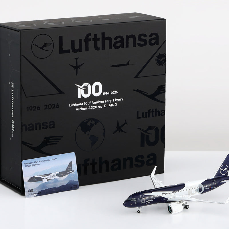 Lufthansa A320neo "100th Anniversary" D-AIND – Scale 1:200 Diecast Model – SQ wings L2353/L2353FD - Image 12