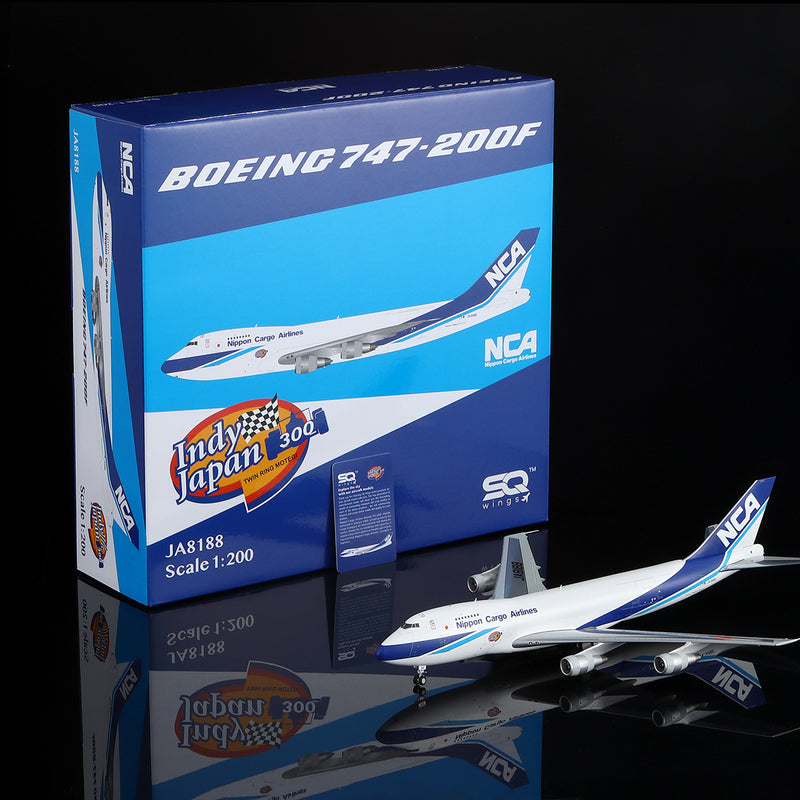 Nippon Cargo Airlines B747-200F JA8188 – Scale 1:200 Diecast Model – SQ wings L2189C - Image 12