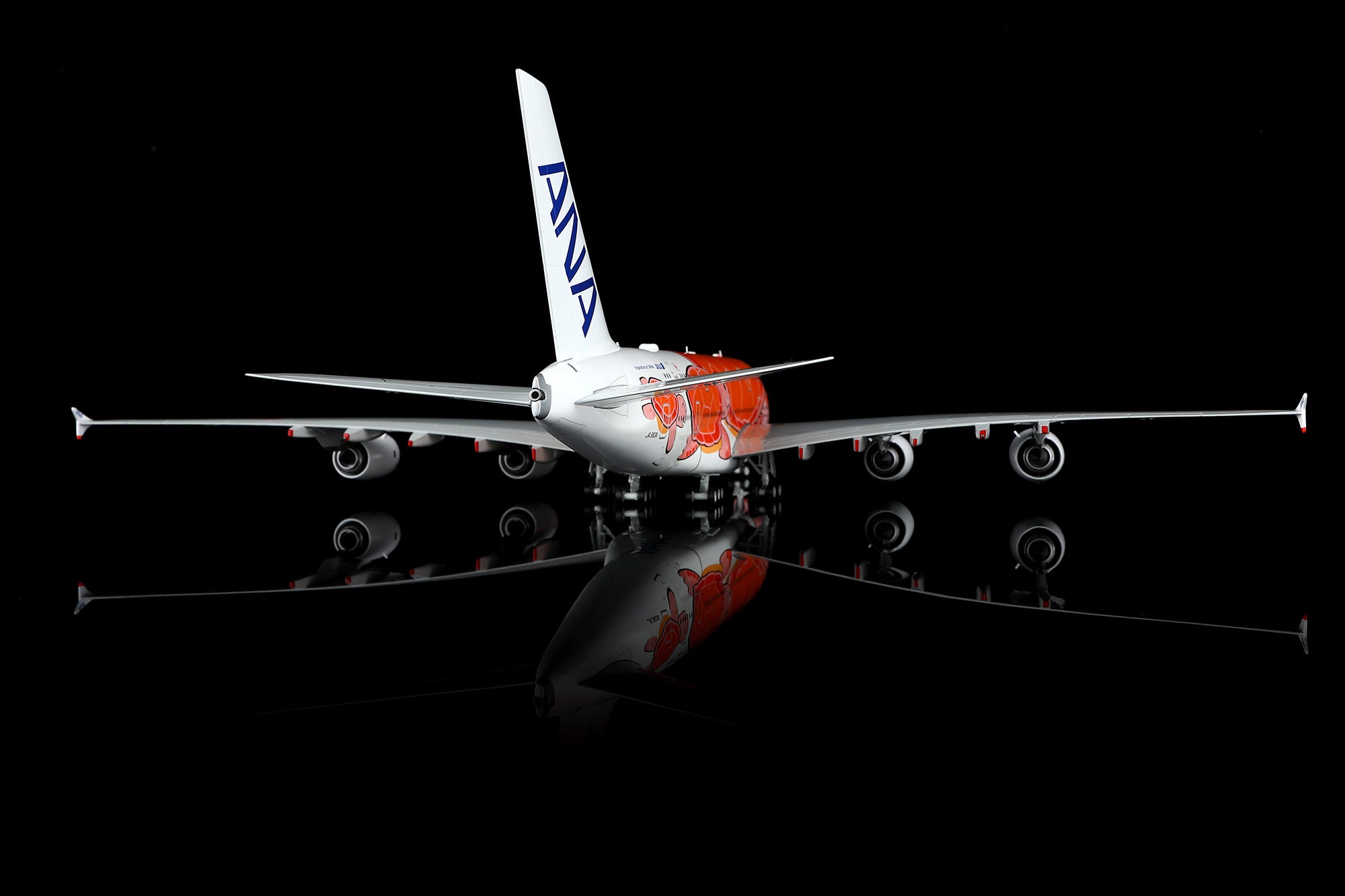 All Nippon Airways A380 "Flying Honu KaLa" JA383A – Scale 1:200 Diecast Model – SQ wings L2267/L2267FD