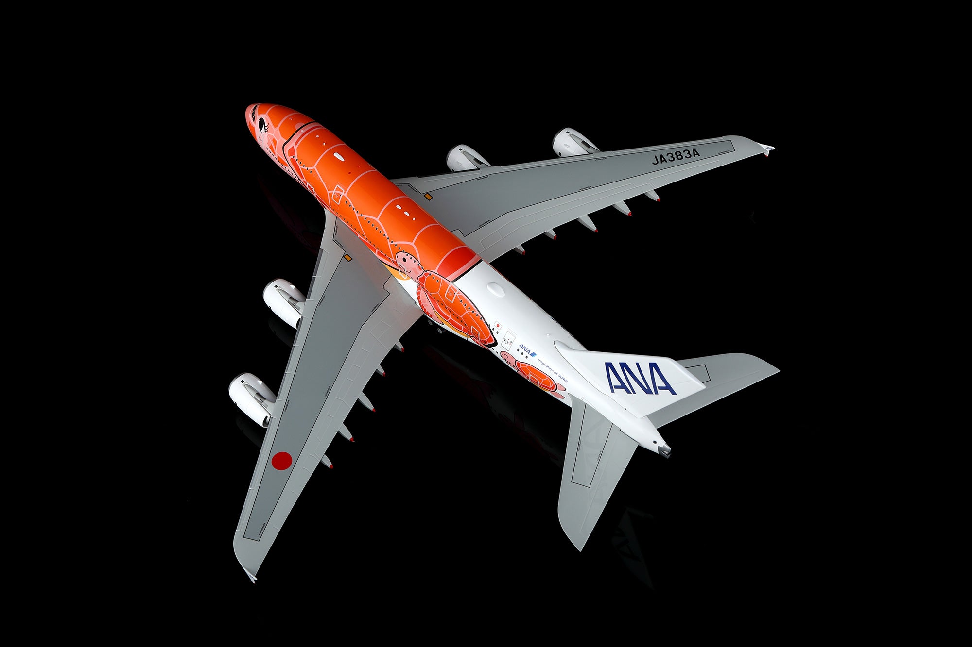 All Nippon Airways A380 "Flying Honu KaLa" JA383A – Scale 1:200 Diecast Model – SQ wings L2267/L2267FD