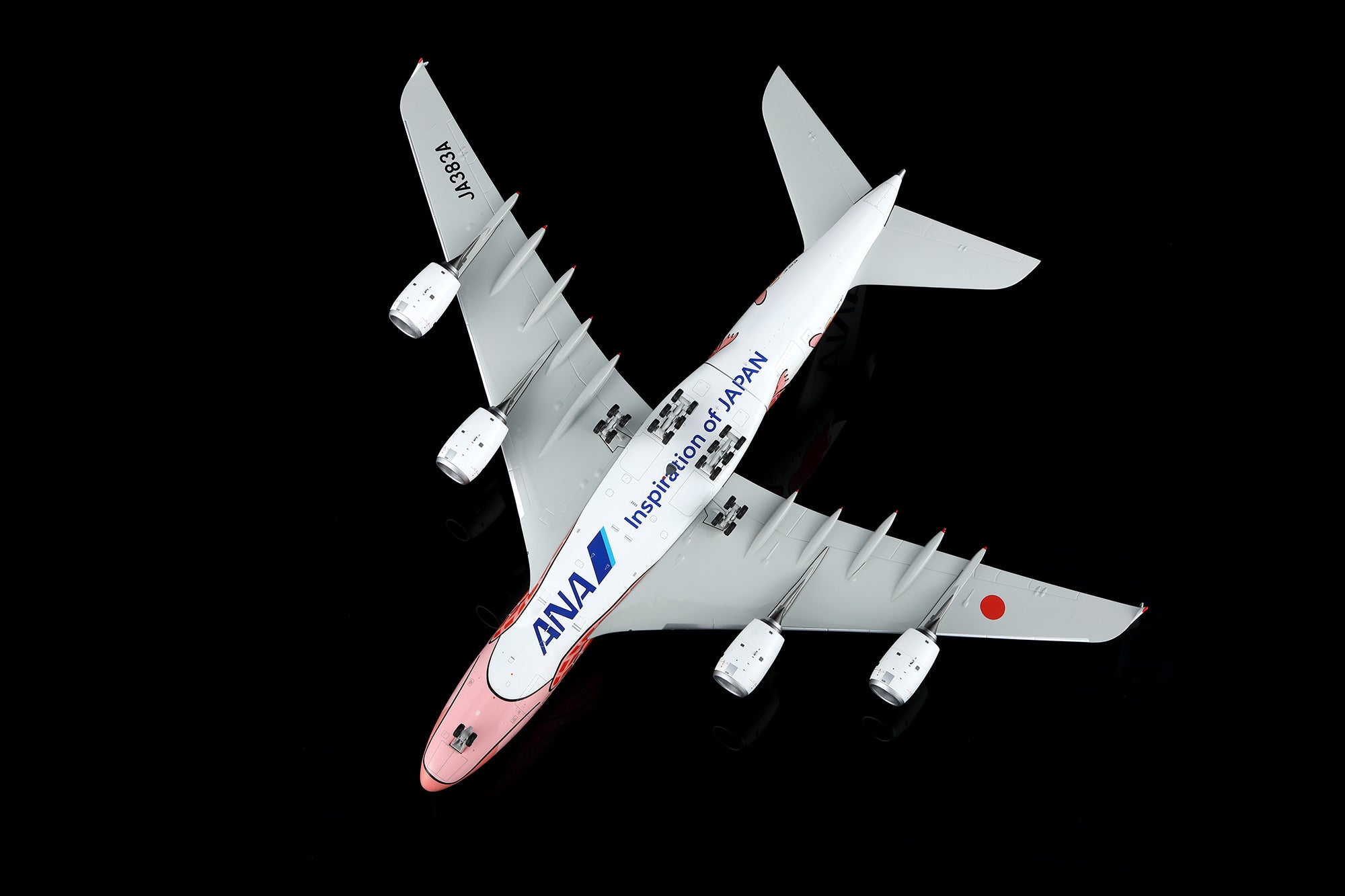 All Nippon Airways A380 "Flying Honu KaLa" JA383A – Scale 1:200 Diecast Model – SQ wings L2267/L2267FD - Gallery 9