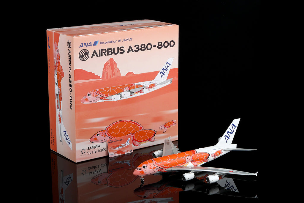 All Nippon Airways A380 "Flying Honu KaLa" JA383A – Scale 1:200 Diecast Model – SQ wings L2267/L2267FD