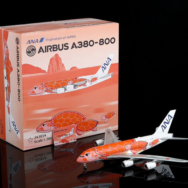 All Nippon Airways A380 "Flying Honu KaLa" JA383A – Scale 1:200 Diecast Model – SQ wings L2267/L2267FD - Image 12