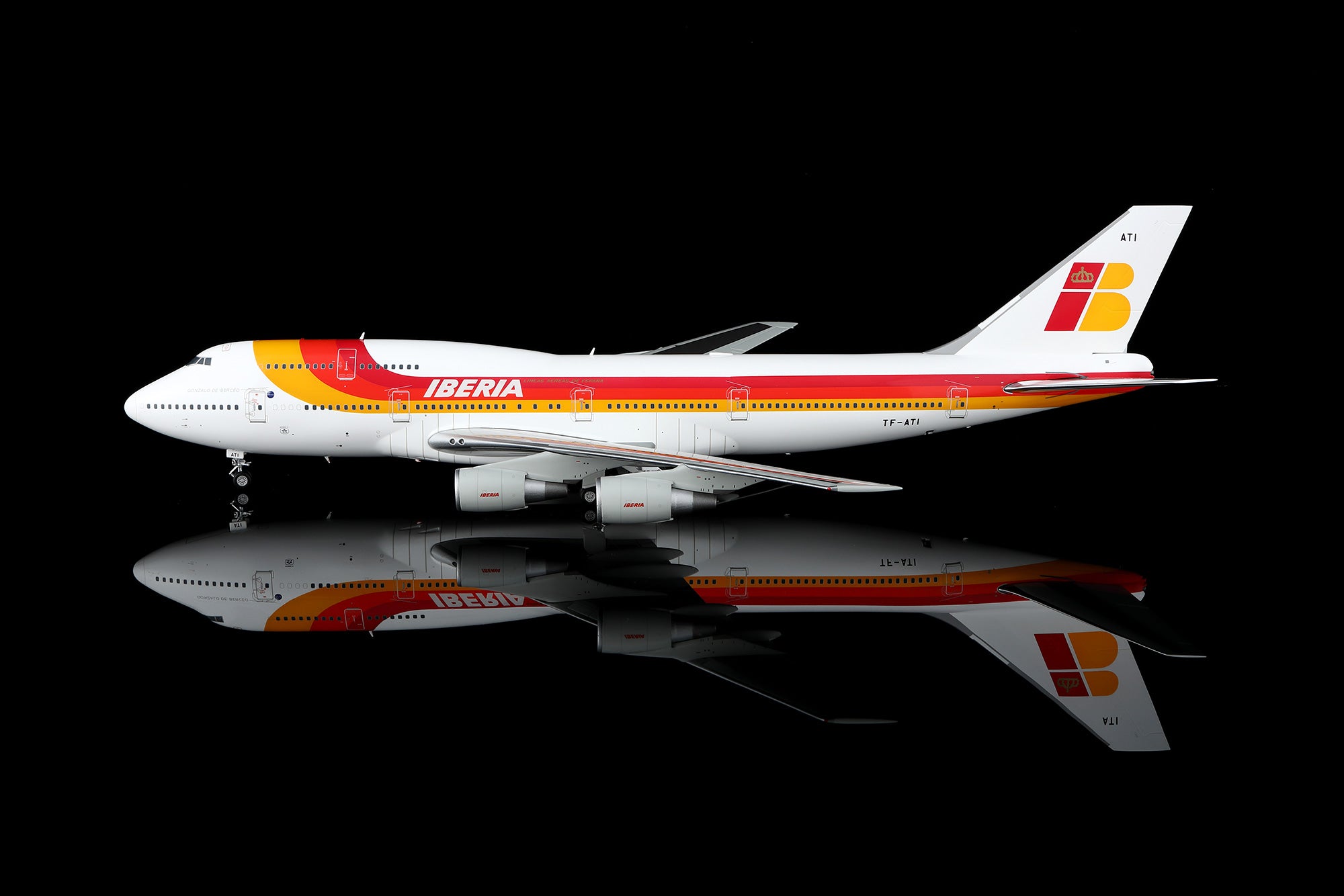 Iberia B747-300 TF-ATI – Scale 1:200 Diecast Model – SQ wings L2120/L2120FD