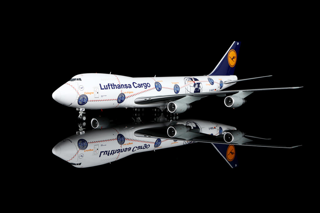 Lufthansa Cargo B747-200F D-ABZF – Scale 1:200 Diecast Model – SQ wings L2186/L2186C