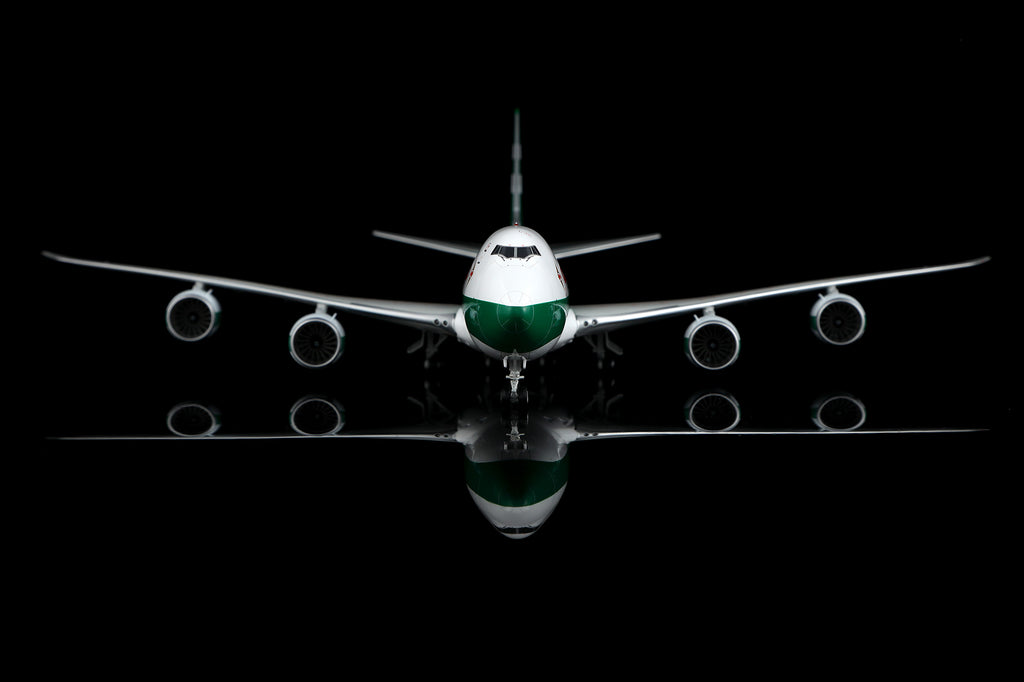 Cathay Pacific B747-8F "80th Anniversary Retro" B-LJE – Scale 1:200 Diecast Model – SQ wings L2337/L2337FD/L2337C