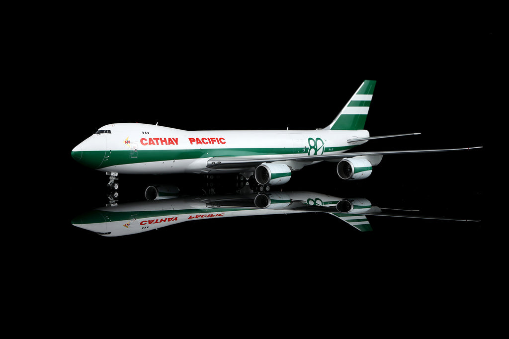 Cathay Pacific B747-8F "80th Anniversary Retro" B-LJE – Scale 1:200 Diecast Model – SQ wings L2337/L2337FD/L2337C