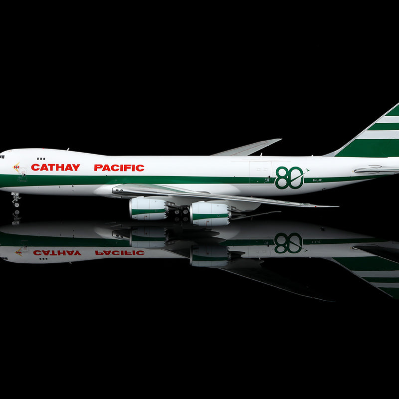 Cathay Pacific B747-8F "80th Anniversary Retro" B-LJE – Scale 1:200 Diecast Model – SQ wings L2337/L2337FD/L2337C - Image 1