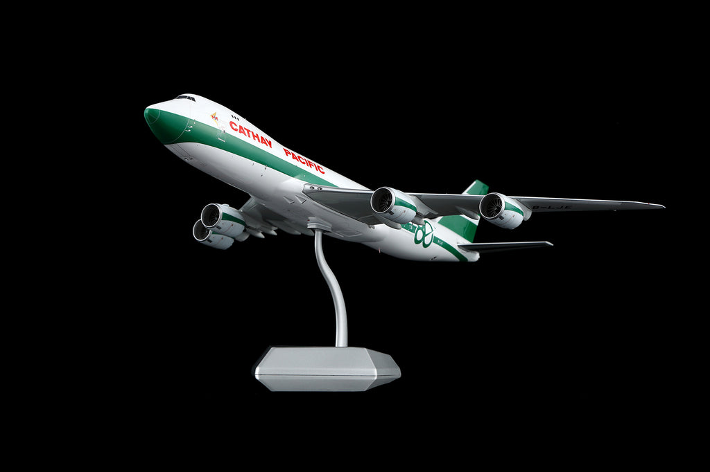 Cathay Pacific B747-8F "80th Anniversary Retro" B-LJE – Scale 1:200 Diecast Model – SQ wings L2337/L2337FD/L2337C