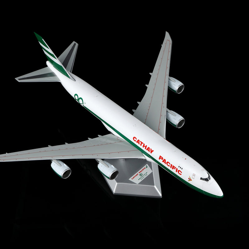 Cathay Pacific B747-8F "80th Anniversary Retro" B-LJE – Scale 1:200 Diecast Model – SQ wings L2337/L2337FD/L2337C - Image 10