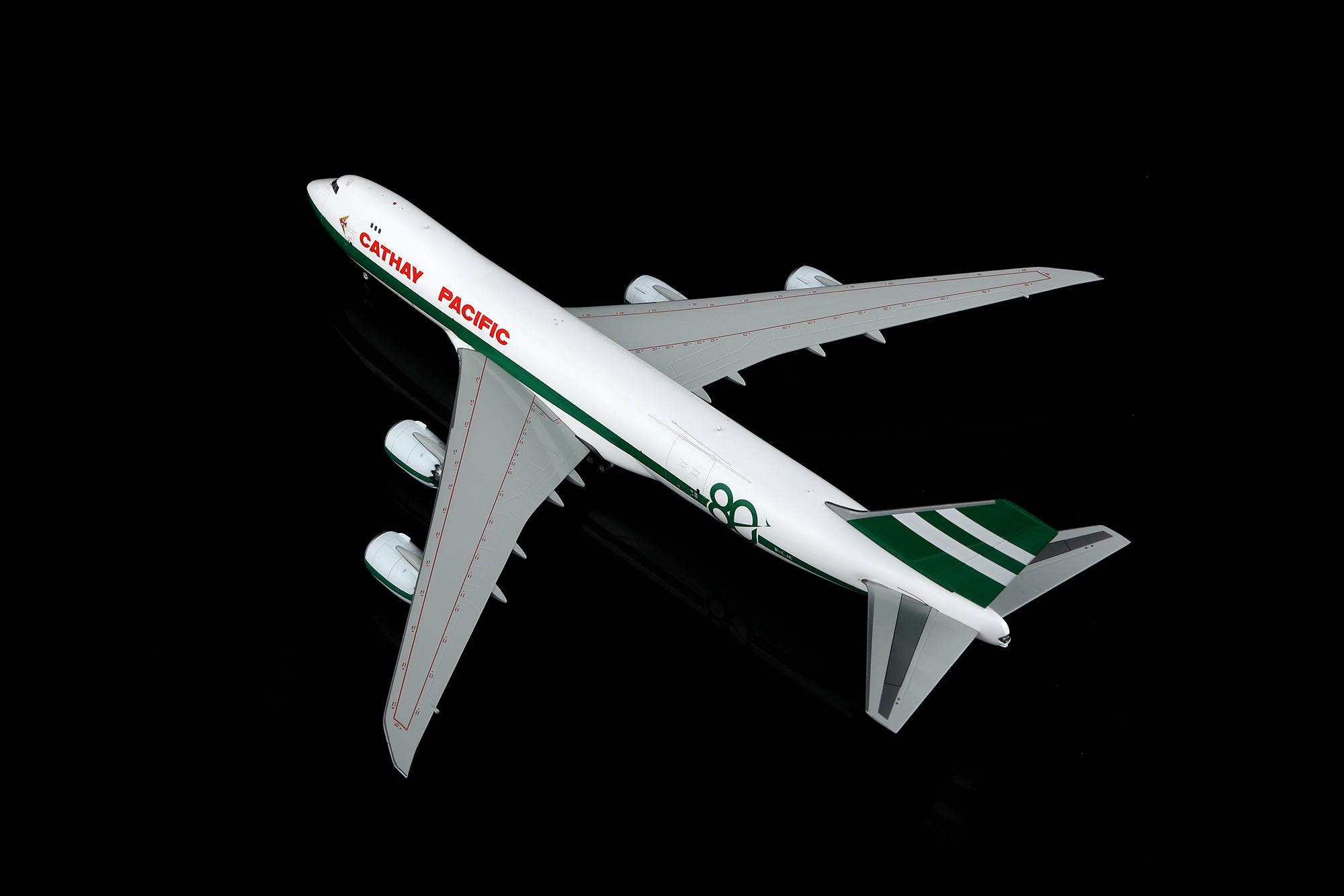 Cathay Pacific B747-8F "80th Anniversary Retro" B-LJE – Scale 1:200 Diecast Model – SQ wings L2337/L2337FD/L2337C - Gallery 2