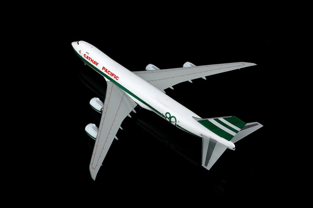 Cathay Pacific B747-8F "80th Anniversary Retro" B-LJE – Scale 1:200 Diecast Model – SQ wings L2337/L2337FD/L2337C