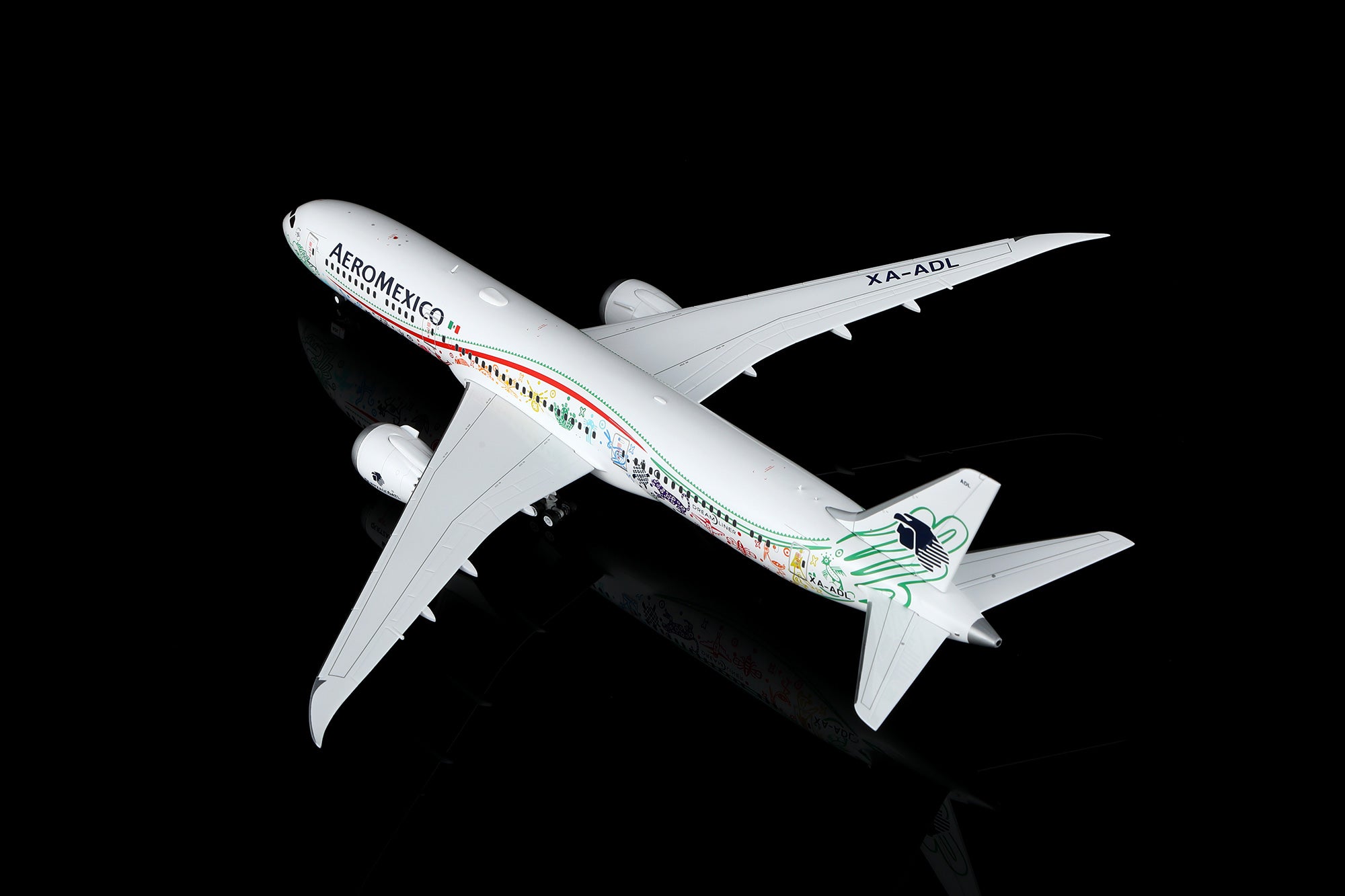Aeroméxico B787-9 "Quetzalcóatl" XA-ADL – Scale 1:200 Diecast Model – SQ wings L2273
