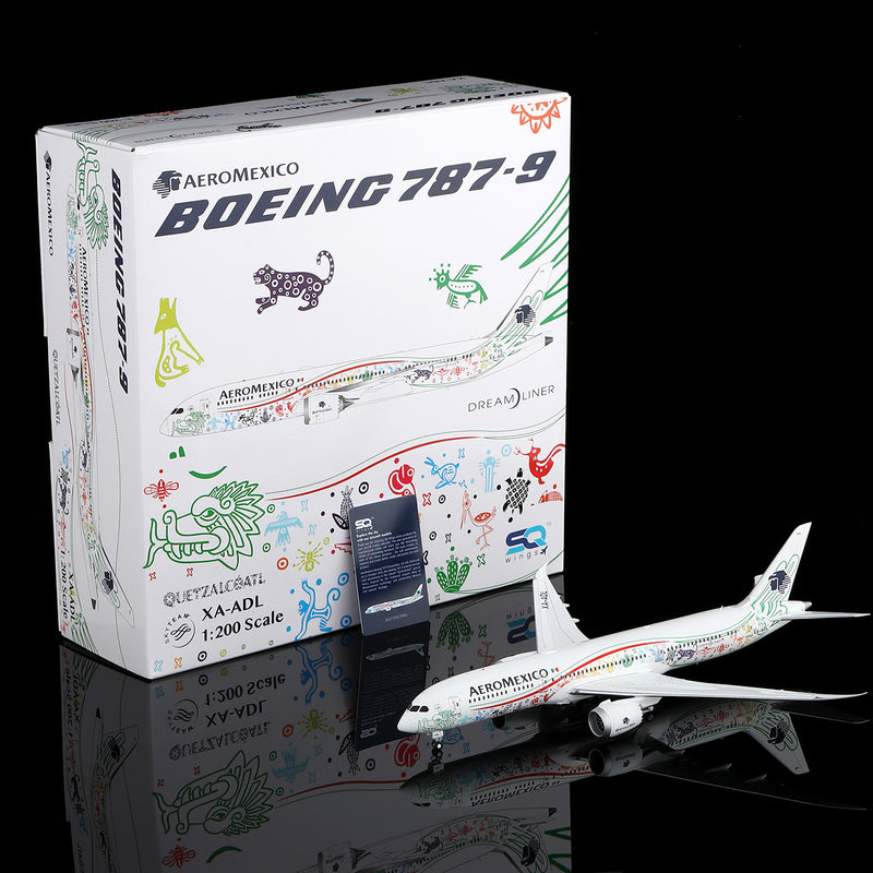 Aeroméxico B787-9 "Quetzalcóatl" XA-ADL – Scale 1:200 Diecast Model – SQ wings L2273 - Image 12