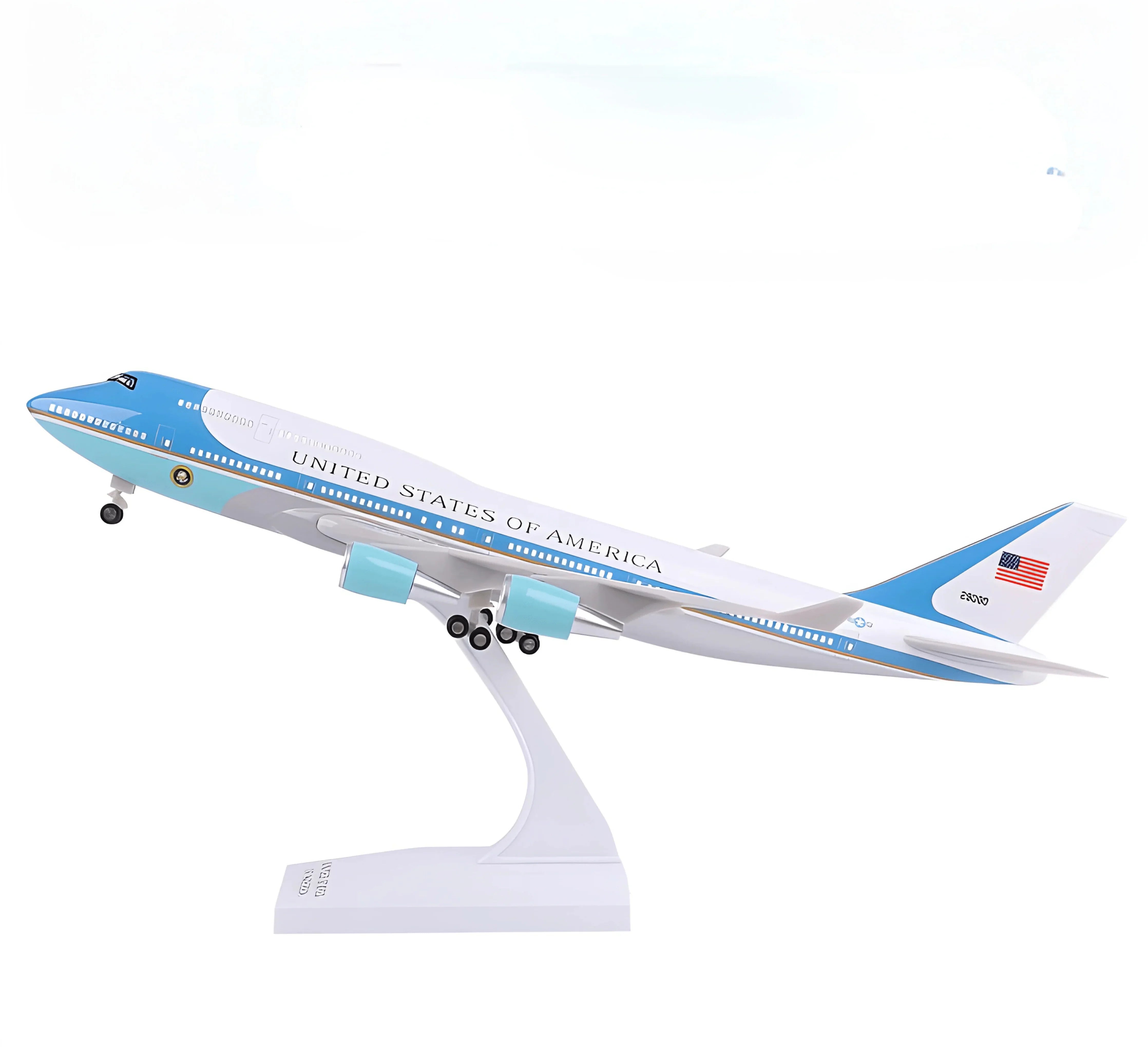 B747 AF1 Air Force One - 30cm - 11.8in - LED & Sound - Airplane Model - Gallery 2