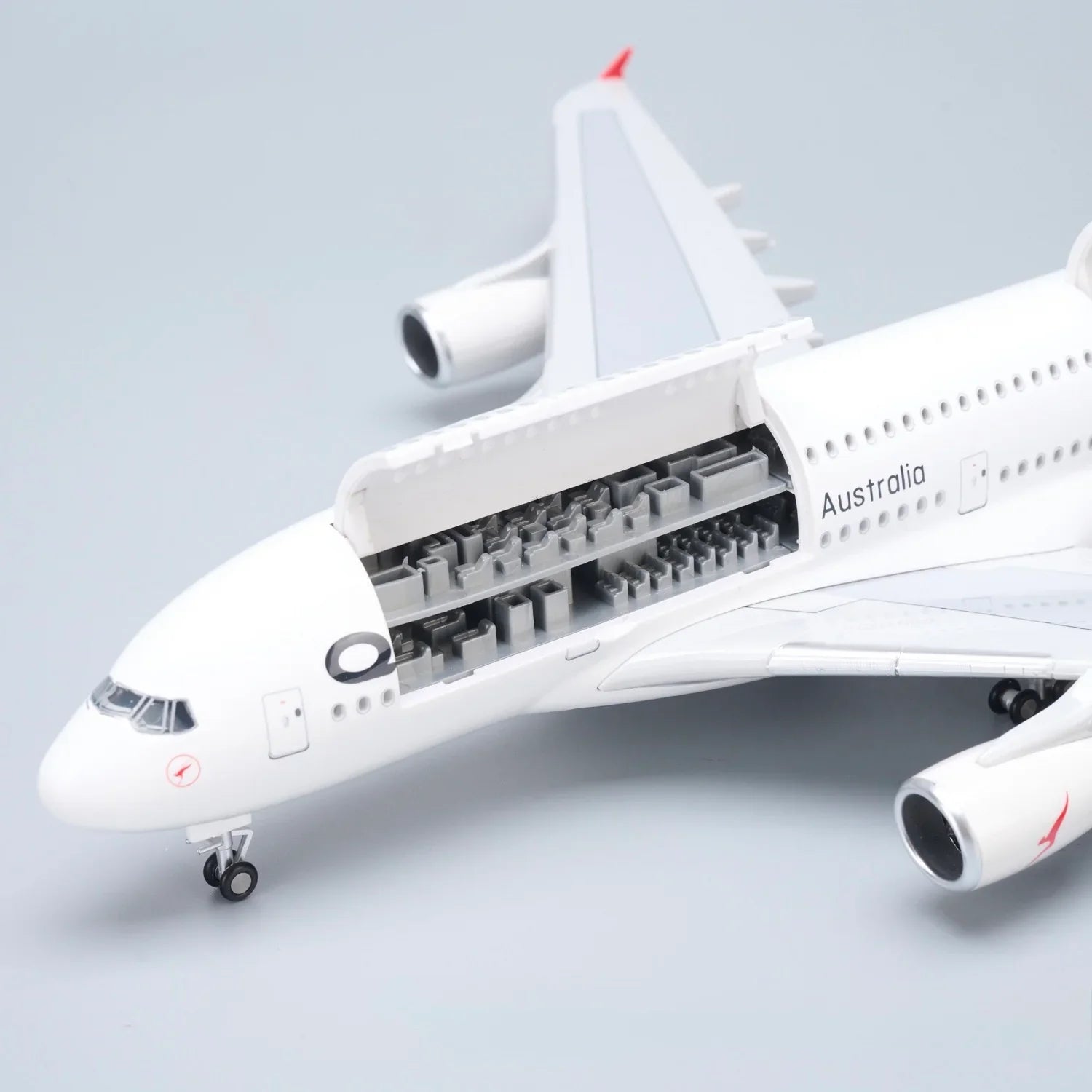 Qantas Airbus A380 1:160 – 45.5 cm / 17.9 in – Interior de Cabina Abrible - Gallery 7