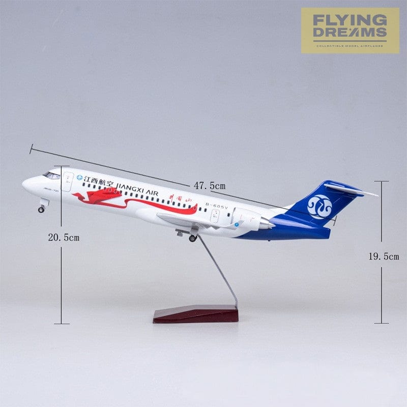 ARJ21 Jiangxi Airlines - Escala 1/70 - 47cm - 18,5cm