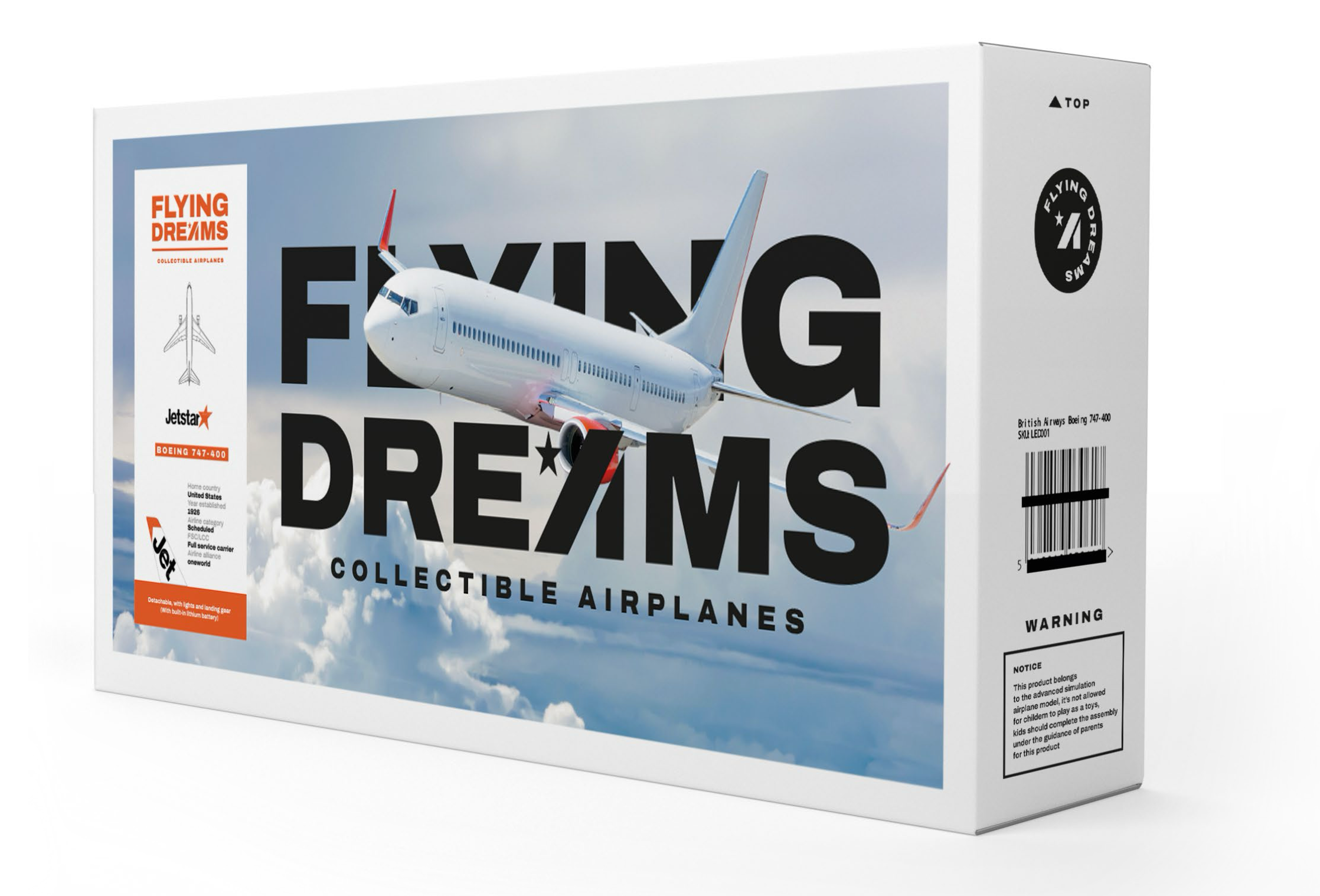 Boeing 777 Emirates – Scale 1:157 (47 cm / 18.5 in)