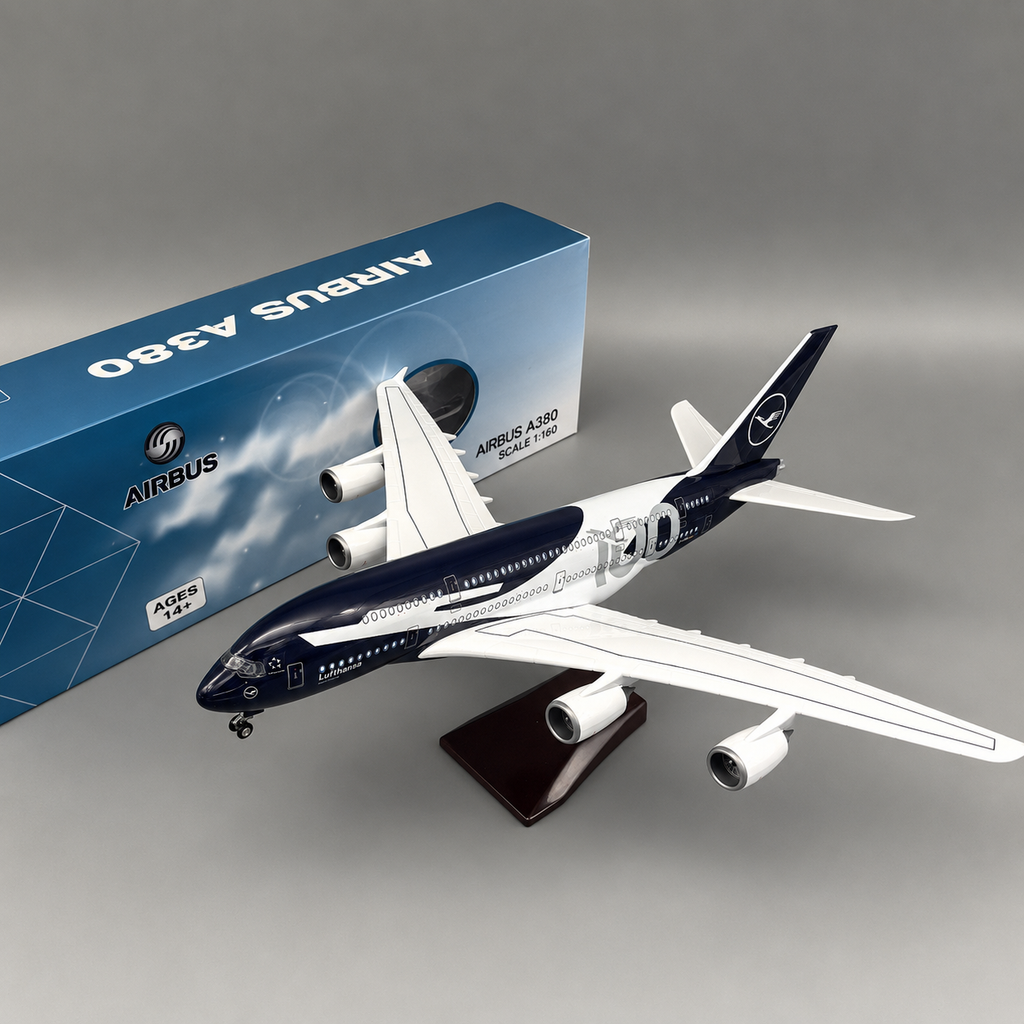Airbus A380 Lufthansa 100 Years Commemorative – 1:160 Scale Model