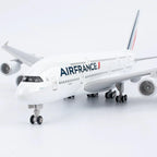 Air France A380 - 30 cm - LED y sonido - Modelo de avión