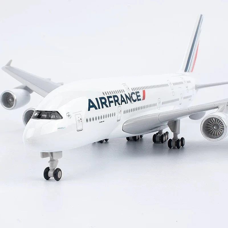 Air France A380 - 30cm - LED & Sound - Airplane Model - Image 3