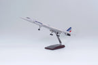 Concorde Air France – Modelo Ejecutivo Escala 1:125 – 50cm (19.68") – Edición LED Acústica y Resina de Alta Densidad