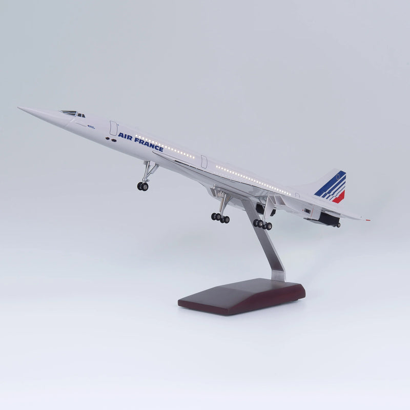 Concorde Air France – 1:125 Scale Executive Model – 50cm (19.68") – LED Acoustic & High-Density Resin Edition - Image 1