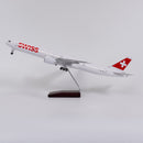 B777 SWISS - Scale 1/157 - 47CM -18.5in - Airplane Model